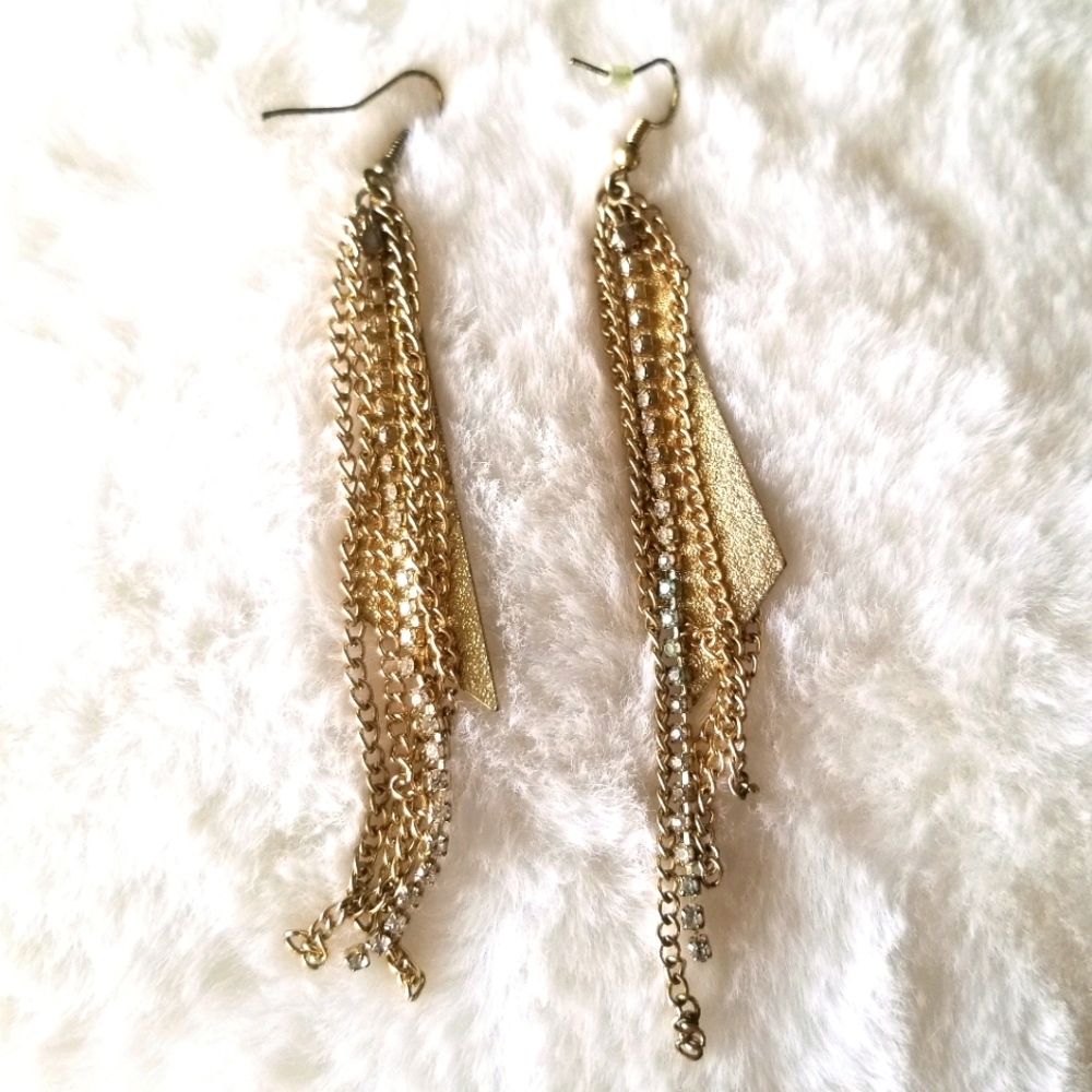 Gold Dangle Earrings